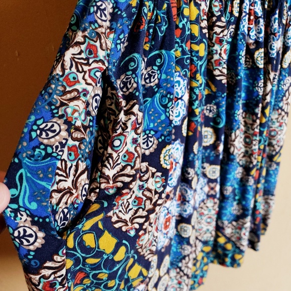 Band of Gypsies Spaghetti Strap Dress Boho Medium - Picture 6 of 8